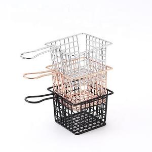 Đa chức năng Mini vuông sắt mạ điện khoai tây chiên & gà chiên giỏ cho nhà bếp nấu ăn colanders & lọc - Product Image 6