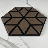 Panneaux acoustiques design moderne, panneaux en placage de bois absorbant le son, pour chambre à coucher, salon, salle de sport, hôtel, hôpital, école, NRC 1.0