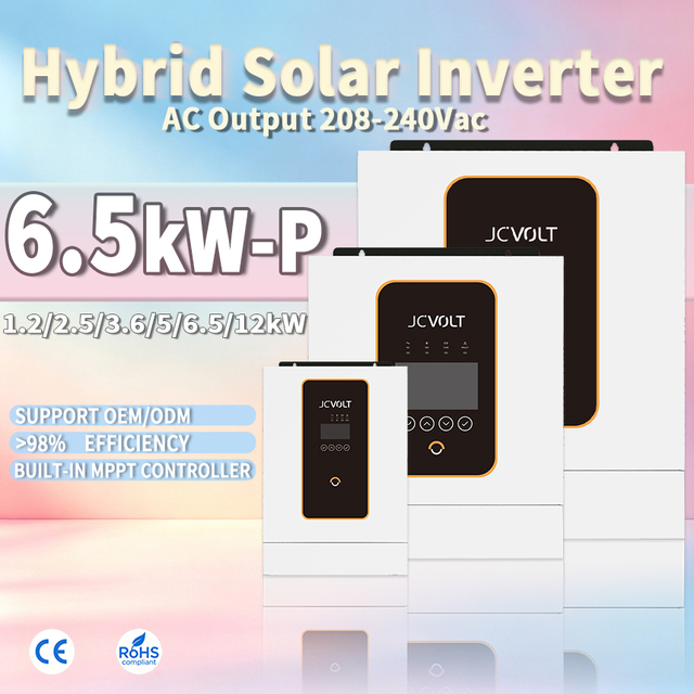 2026 New Arrival Hybrid Smart Solar Inverter with LCD Display Integrated Lithium Battery for Sustainable Power