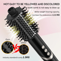 Sèche-cheveux 8 en 1, brosse à friser, lisseur, peigne à ions négatifs, pliable, haute vitesse Bldc, sèche-cheveux, diffuseur