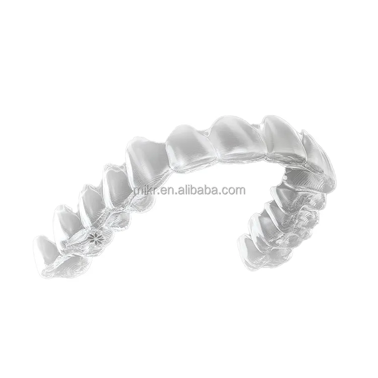Penyelaras gigi, perata gigi ortodontik pelurus gigi tidak terlihat untuk gigi, retainer jelas perangkat lunak Te-ch mendukung