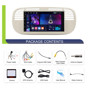 Hikity per <span class=keywords><strong>Fiat</strong></span> <span class=keywords><strong>500</strong></span> 2007-2015 Autoradio Android 7 Pollici 4+64GB Stereo <span class=keywords><strong>Auto</strong></span> Wireless CarPlay Android <span class=keywords><strong>Auto</strong></span> GPS WIFI Audio <span class=keywords><strong>Auto</strong></span> OEM - Product Image 6
