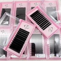 SEVEV PLUS ONE CASHMERE Extensions de cils en plateau, faites à la main, en PBT, véganes, sans cruauté, volume naturel, douces, faciles à éventaillement