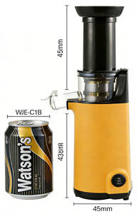Extracteur de jus lent mini 120W WJE-C1B, <span class=keywords><strong>goulotte</strong></span> d'alimentation de 45 mm, extrusion <span class=keywords><strong>verticale</strong></span> en spirale, séparation efficace du jus et de la pulpe - Product Image 5
