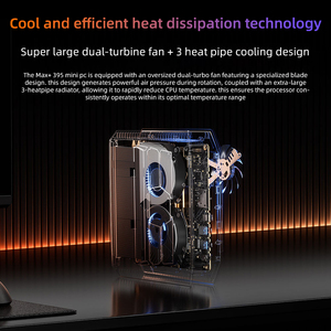 Professional AI Computer 395 16 Core Processor Radeon Graphics 128GB DDR5 RAM <b>2TB</b> SSD Dual USB4 WiFi 7 Workstation VK-M5L New - Product Image 1