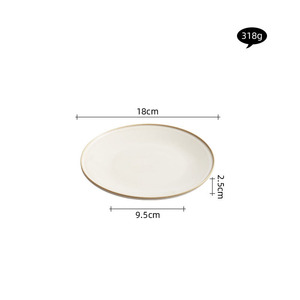 High Quality Ceramic Tableware Set for Home & Hotel <b>Cheap</b> Price Dinnerware for Restaurants and Camping - Product Image 3