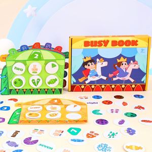 Juguete Sensorial para Autismo, Libro de Actividades Interactivo para Preescolares con Colores y Números, Promueve el Desarrollo Cognitivo para Niños Pequeños - Product Image 3