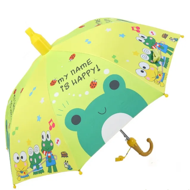 2022 새로운 트렌드 어린이 우산 귀 만화 디자인 귀여운 어린이 우산