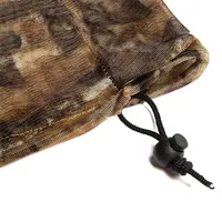 Masque tactique en maille polyester camouflage bionique, anti-moustiques, respirant, pour l'observation des oiseaux, couvre-chef pour homme, chasse en plein air, aventure 13