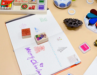 Tampon journal en bois personnalisé pour enfants kit de tampons en caoutchouc enseignant bébé jouet scrapbooking animal noël ferme tampons en bois ensemble