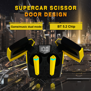 Jx20 Tai Nghe Không Dây TWS <span class=keywords><strong>Bluetooth</strong></span> 5.0 Tai Nghe Không Dây Tai Nghe Ban Đầu Chơi Game Earbuds Cảm Ứng Điều Khiển Headphone Với Mic - Product Image 4