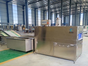 Heat <b>Shrink</b> Tunnel Wrapping Machine Meat Product Hot Water Shrinking Cooling Packaging Line With Weighing Labeling Printer Tunne - Product Image 3