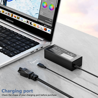 Chargeur d'ordinateur portable, adaptateur d'alimentation universel 65W, adaptateur Type-C pour HP, Lenovo, Samsung, Asus, Acer, chargeur DC