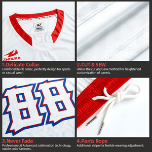 2020 men basketball jerseys sweat-absorbent quick-dry design sublimation print sportswear sold out - Product Image 3