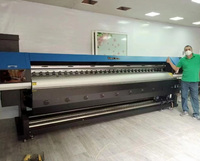 Imprimante éco grand format 3,2 m 10 pieds 4 têtes d'impression I3200 Imprimante à solvant écologique pour vinyle Flex Banner