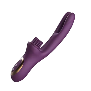 Drievoudig krachtige motor oplaadbare konijnvibrator G-spot clitoris tepelstimulator clitorale kietelende siliconen masturbatie-apparaat model - Product Image 1