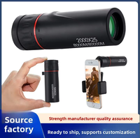 Telescopio Monocular Portátil de Alta Definición y Gran Aumento, Tecnología de Vanguardia, 30x-2000x, Diámetro del Objetivo de 25 mm, Compatible con Teléfonos Inteligentes