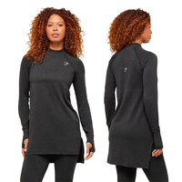 XINYANGYI - Ensemble de vêtements de sport côtelés 2 pièces pour femmes - Haut court et leggings unis pour la salle de sport, le yoga et la remise en forme
