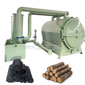 เครื่องผ<span class=keywords><strong>ล</strong></span>ิตคาร์บอนขนาดเ<span class=keywords><strong>ล</strong></span>็กเครื่องเก็บน้ำส้มสายชูในแนวนอนทำจากเศษไม้ - Product Image 1