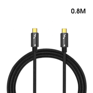 Cavo Dati Thunderbolt 4 Dual Type C 40Gbps <span class=keywords><strong>USB</strong></span>-C PD 100W 5A/20V 8K HD per Trasferimento Dati USB4.0 per MacBook - Product Image 5