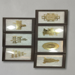 กรอบไพไรต์และเซเลไนต์คุณภาพสูง งานแฮนด์เมด ของตกแต่งบ้าน ของขวัญ งานฝีมือ ขายส่ง - Product Image 2