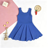 Vestido de Yoga para Niñas, Diseño Personalizado, Altamente Elástico y Transpirable, Sin Mangas, Tirantes Finos, Color Sólido, Nailon y Spandex, Meng You