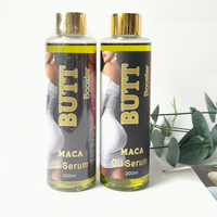 Huile-Sérum Réhausseur de Hanches et Fessiers Marque Privée OEM/ODM, Huile d'Agrandissement Fessier aux Plantes Maca 200ML