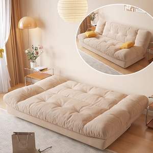 <span class=keywords><strong>Canapé</strong></span>-lit <span class=keywords><strong>convertible</strong></span> en tissu pour 2 personnes, cadre en bois, fonction inclinable, pour chambre à coucher, école, salle à manger, hôtel, centre commercial - Product Image 2