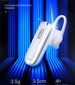 Vente en gros, conception <span class=keywords><strong>test</strong></span>ée pour le confort, qualité d'appel HD, écouteur unique sans fil à une seule dent bleue pour la conduite de <span class=keywords><strong>sport</strong></span> de bureau - Product Image 3