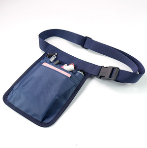 Sac de taille d'infirmière stockage d'outils pour coiffeur technicien docteur barbier-ceinture en nylon fermeture éclair étanche unisexe - Product Image 2