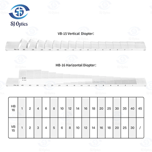 SJ Optics <span class=keywords><strong>Prism</strong></span> Barras para Optometria Prisma Óptico Bar Set VB-15 + HB-16 Instrumentos Ópticos para Teste do Olho - Product Image 5