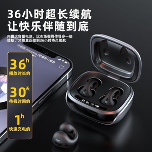 JX80 หูฟังบลูทูธไร้สายทรูไวร์เลส BT 5.3 เสียงความเที่ยงตรงสูง อายุการใช้งานแบตเตอรี่ยาวนาน ระบบควบคุมแบบสัมผัสแบบสากล - Product Image 1