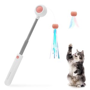 Jouet pour chat détachable, bâton interactif pour chatons et chats d'intérieur avec plusieurs accessoires pour jouer, courser et sauter - Product Image 3