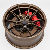 Jantes WHEELBOSS, directement de l'usine, jantes pour voitures particulières, jantes bronze décalées, PCD 5x112