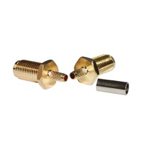 Connecteur SMA-C-KY1.5 de classe supérieure connecteur femelle SMA à 11 dents avec câble à sertir RG314 RG174