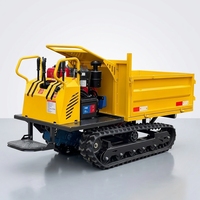 JIN YANG HU 2T3T Transporteur sur chenilles tout-terrain, camion-benne à déchargement et basculement automatiques, dumper sur chenilles