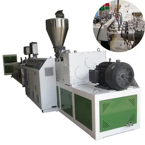 automation PVC screw extruder one mold out four electric conduit Plastic Pipe Making Machine extrusion line