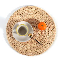 Napperon rond en rotin et osier, en paille écologique, pour Table à manger, vente en gros
