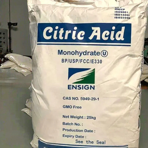 Venta caliente Ensign ácido cítrico monohidrato/anhidro grado alimenticio 25kg bolsa a granel ácido cítrico en polvo aditivos alimentarios - Product Image 1