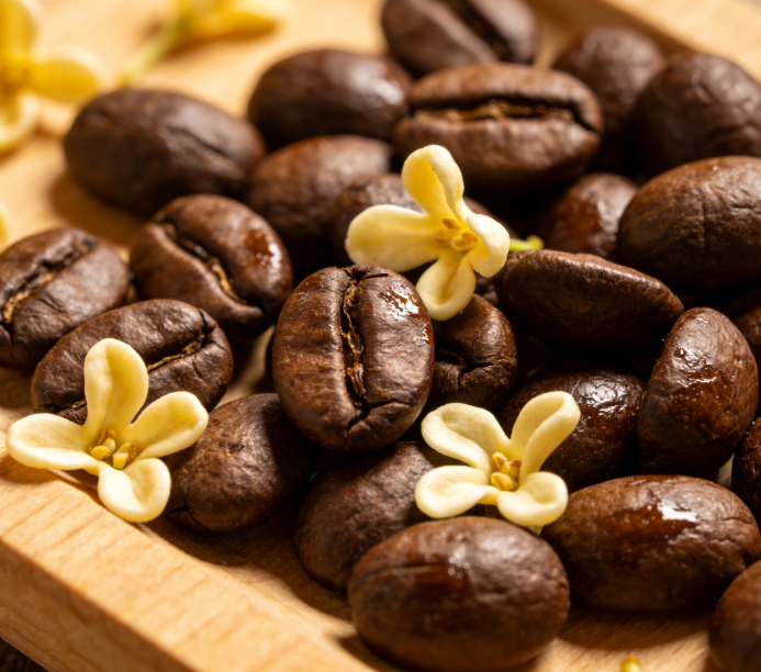 Osmanthus Flavor Coffee Beans Premium Natural