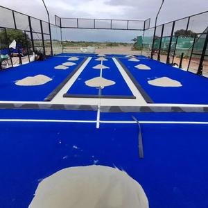 Guanwang Equipo deportivo Paddle Track Full Panoramic Paddle Tennis Outdoor Artificial Grass Floor Paddle Court - Product Image 2