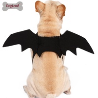 Vente en gros feutre solide Halloween chauve-souris homme chien Cosplay hiver saison chien Costumes avec ailes de chauve-souris pour chats accessoire chapeau