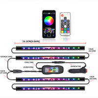 Tira de luces Led Symphony 48, luces LED de Ambiente, luces de pozo de pie para iluminación ambiental Interior automotriz, lámpara de pie para salpicadero de coche