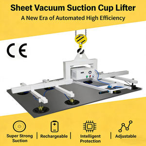 Chariot élévateur manuel à bras pour tôles métalliques et plaques de bois, avec pompe à vide sans huile, <span class=keywords><strong>ventouse</strong></span> de levage, télécommande pour machine CNC, 300 kg - Product Image 1