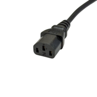 Cable de Alimentación CA para Escritorio con Conector C15, Precio de Fábrica en la UE, para Computadoras y Electrodomésticos