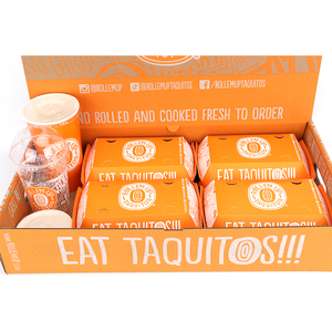 Al por mayor desechable personalizado protección del medio ambiente embalaje de alimentos pollo frito patatas fritas hamburguesa caja a prueba de aceite - Product Image 6