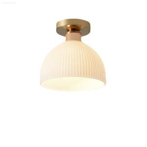Lampe à boule en verre et fer minimaliste moderne nordique, télécommande, luminaire de plafond créatif pour couloir, balcon, couloir, lampe de chevet - Product Image 5