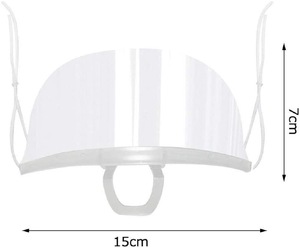 Masque facial jetable imperméable transparent pour salon de beauté, masque chirurgical PMU pour maquillage permanent - Product Image 3