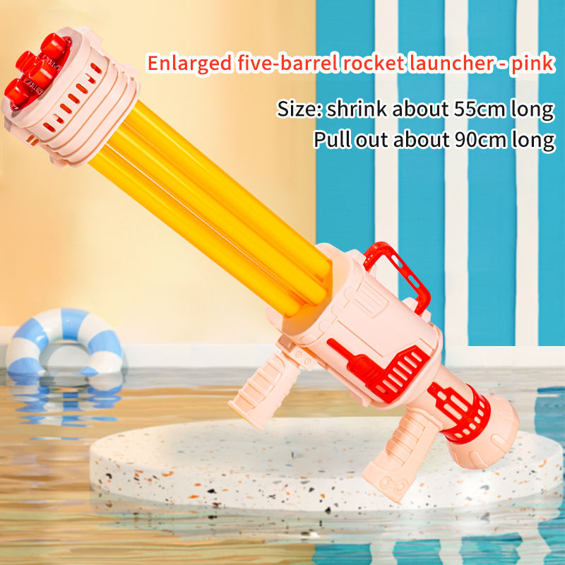 9200 ROCKET launcher ห้า Water CANNON [สีชมพู]