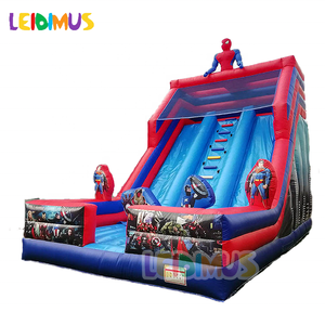 Alto commerciale Gian-t gonfiabile scivolo d'acqua spiderman in Pvc buttafuori di salto castelli scivolo fabbrica scivoli gonfiabili per adulti - Product Image 4